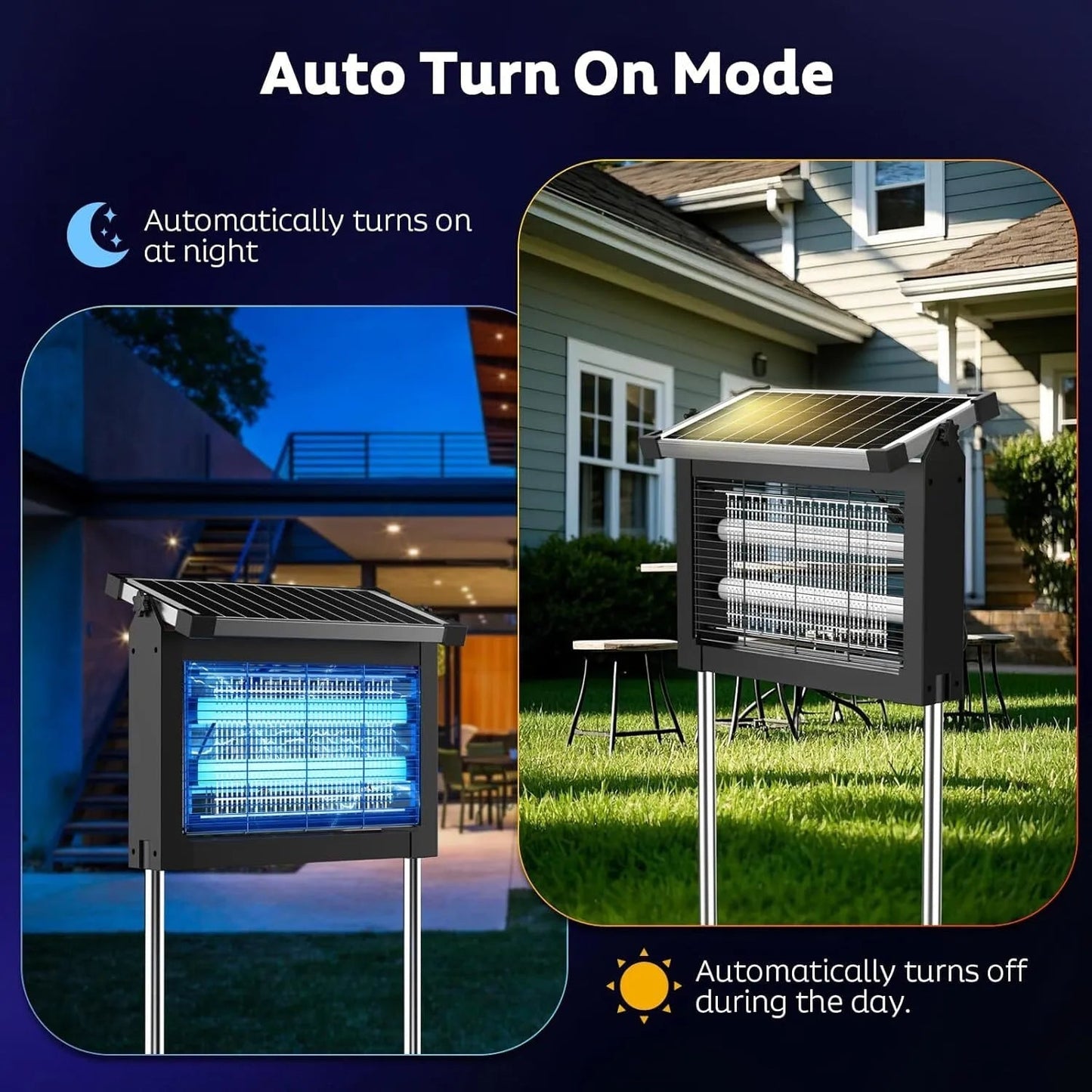 Outdoor Solar Mosquito Killer Lamp